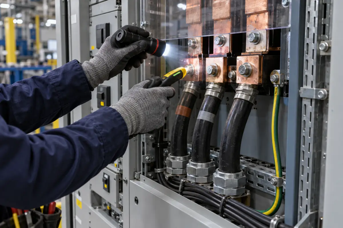 Nave de proveedor automotriz con tablero de fuerza en el corredor industrial de Cuautlancingo, sobre la autopista México–Puebla